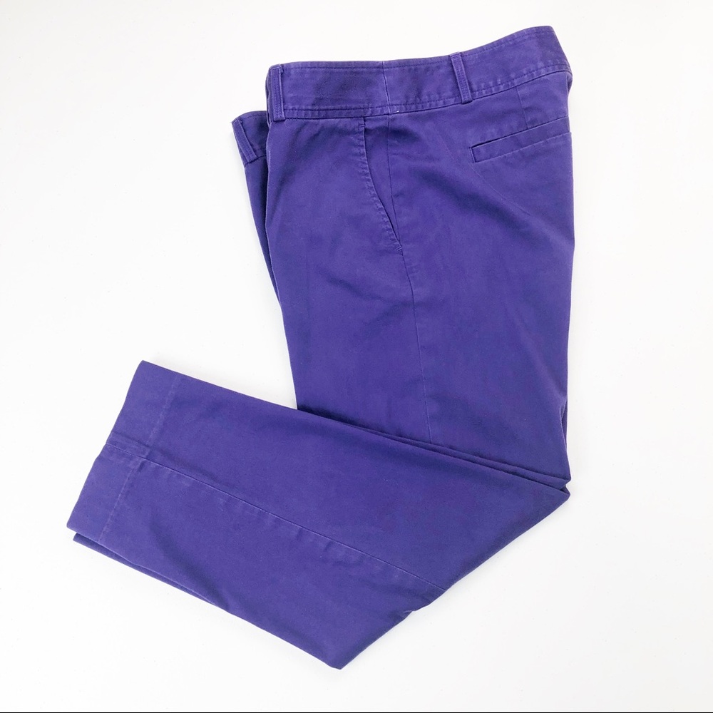 Banana Republic purple capris (Ryan Fit) size 6